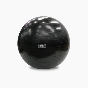 Pelota De Ejercicios Gym Ball Suprfit 75 Cm, Negro