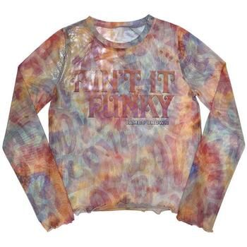 James Brown Camiseta manga larga Funky para mujer
