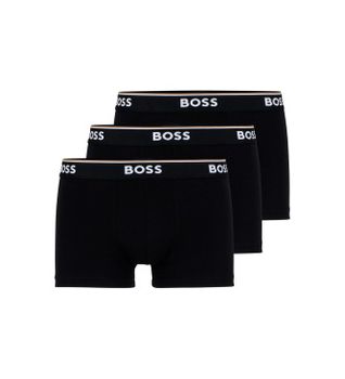 BOSS para hombre. 50475274 Pack 3 Bóxers Modernos negro (S), Homewear, Algodón