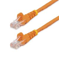 cable de red startech cat5e utp 2m naranja rj45 sin enganche