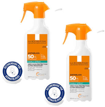 La Roche Posay Anthelios Spray Familiar SPF50+ 2x300 ml