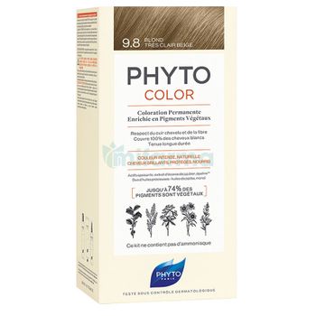 Phytocolor 9.8 Rubio Beige Muy Claro