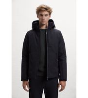 ecoalf para mujer gajkaktua0016ww23-319 chaqueta aktua negro l casual manga larga poliester reciclado sostenible