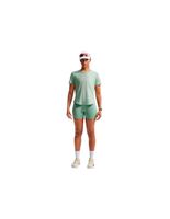 camiseta de running nike tempo df ss mujer gris