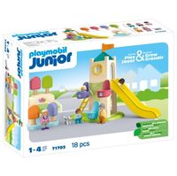 playmobil junior parque infantil aventura juego de figuras 1 ano - 71703