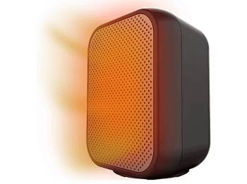 Calefactor cerámico - Cecotec ReadyWarm 1500 Max Ceramic Black, W, 3 modos, 15 m², Termostato regulable, Ligero, Negro