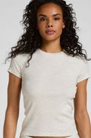 hunkemoller top de pijama de manga corta gris