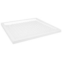 plato de ducha con puntos abs blanco 90x90x4 cm vidaxl