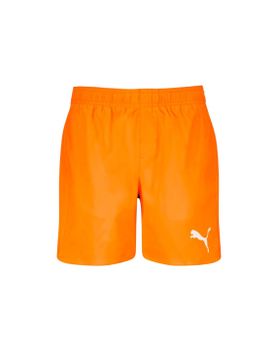 Bañador Puma Swim Boys Mid Shorts 1P Infantil Naranja
