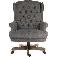 teknik chairman fabric tilting executive chair - grey grey