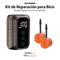 inflador de neumaticos portatil bscobber bomba de aire inalambrica recargable a5mini para bicicleta tubo de bicicleta tpu 700c accesorios para bicicleta