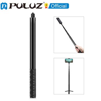 PULUZ-Palo de Selfie de Metal, monopié con Base de adaptador Invisible y tornillo para Insta360 One RS / X2/X3, 150cm, 110cm, 70cm