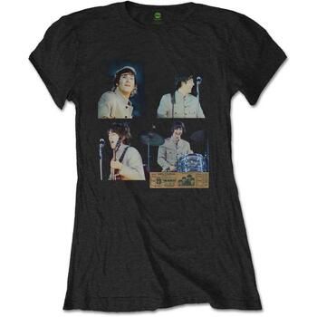 The Beatles Camiseta manga larga Shea Stadium para mujer
