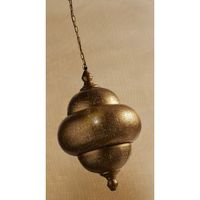 lampara techo bluma oriental oro 40d cms 40dx66 cms