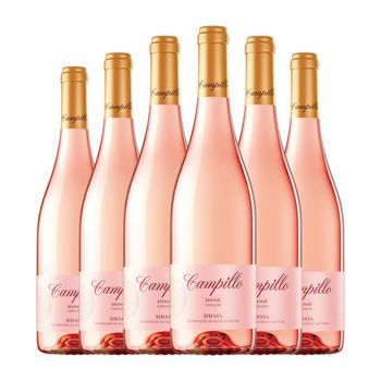Campillo Vino Rosado Rosat Rioja Joven 75 Cl 13% Vol. (pack De 6 Unidades)