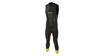 Traje de neopreno sin mangas zone3 vision negro verde hombre