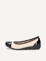 caprice ballerina beige made of leather size 38