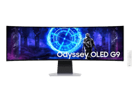 monitor gaming - samsung odyssey g9 ls49dg954suxen 49  dqhd 240 hz 003 ms altavoces integrados oled freesync pantalla curva altura ajustable