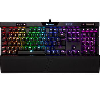CORSAIR K70 RGB MK.2 Mechanical Gaming Keyboard - Red Switches, Red