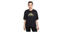 camiseta de trail nike dri fit mujer negro