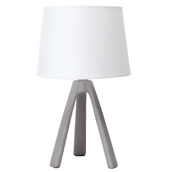 Aigostar Lámparas de Mesita de Noche, Base de Resina, Pantalla de Tela, Casquillo E14, Lámpara de Mesa Diseño Clasico Vintage para Dormitorio, Salon, Estudio, L18 x H31cm
