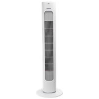 aigostar robert - ventilador de torre 34 pulgadas 3 velocidades blanco control remoto