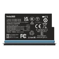 bateria insta360 x5 negro 2400 mah resistente al frio estuche incluido
