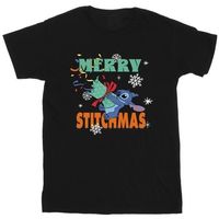 disney camiseta merry stitchmas para nino