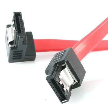 Cable SATA StarTech 45 cm ángulo recto con pestillos