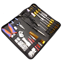 bematik - estuche de herramientas varias de 20 piezas modelo gtk-050b con soldador tk00400