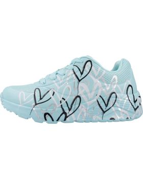 de SKECHERS ZAPATILLAS NINA MODELO UNO LITE - METALLIC COLOR AZUL TQMT