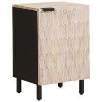 mueble de cuarto de bano 38 x 33 x 58 cm madera de mango maciza vidaxl