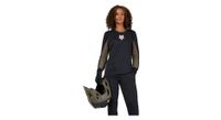 maillot fox defend park mujer manga larga negro