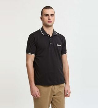 Baracuta para hombre. BRPOL0020UT2769 Polo Logo negro (M), Casual, Algodón, Manga corta