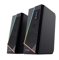 altavoces trust 20 zoxa rgb 6w rms 12w max 6 modos iluminacion autoalimentado usb led color negro 24070