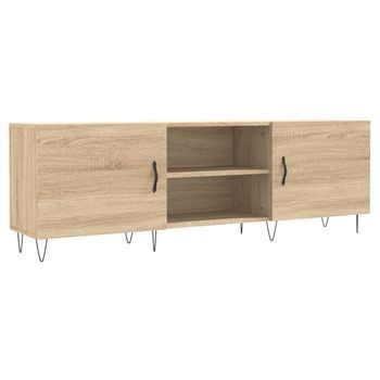 Mueble Para Tv | Mueble De Salón | Mesa De Tv Madera De Ingeniería Roble Sonoma 150x30x50 Cm