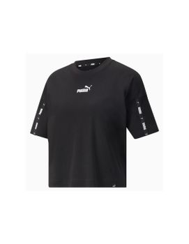 Camiseta Puma Power Tape Crop W Black