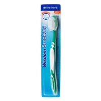 wisdom smokers extra hard toothbrush