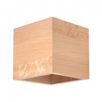 aplique de pared quad madera