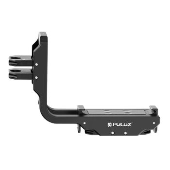 Soporte magnético en forma de L PULUZ para cámara DJI Osmo Action 5 Pro Action 4, liberación rápida, soporte vertical-horizontal de 1/4