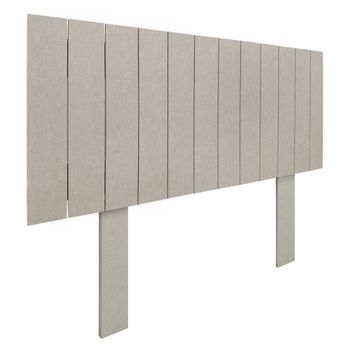 Cabecero De Madera Reciclada Dm Estilo Palet Vertical Con Patas 90x115cm Camas 90 - Acabado Lino