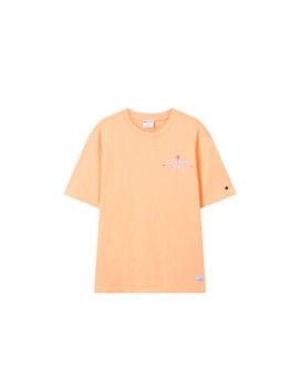 Camiseta Champion Ss Hombre Naranja