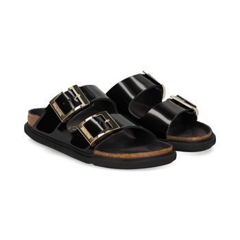 Birkenstock Sandalias Planas Mujer - Negro Talla 41n