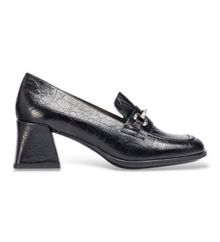 Wonders para mujer. H-5712_4166_5792 Mocasines de Piel Celia Negro (36), 5 a 8cm, Ninguno, Casual, Clásico