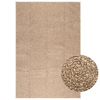 Alfombra Zizur Apariencia De Yute Interior Y Exterior 140x200cm Vidaxl