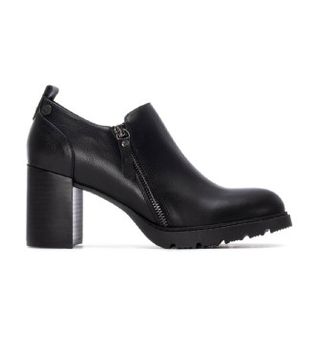 Xti para mujer. 14430101-NEGRO Zapatos 144301 negro (38), 5 a 8cm, Cremallera, Casual