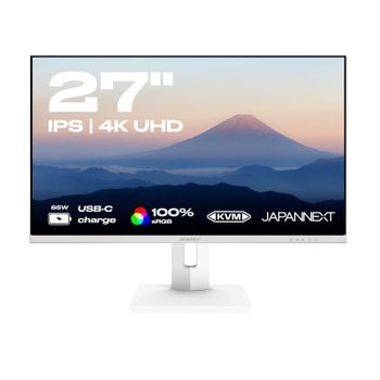 JAPANNEXT JN-IPS27UHDR-C65W-HSP-W 27