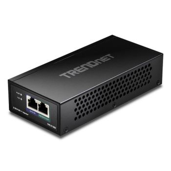 Inyector PoE TRENDnet TPE-219GI 2.5GbE 90W Negro con PoE++