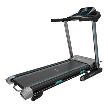 Cinta De Correr Plegable Drumfit Wayhome 1600 Obelia Ultraflex. 1500 W, Inclinación Motorizada, Superficie De 130x42 Cm, Sistema De Amortiguación Ultraflex System, Pantalla Lcd, Negro