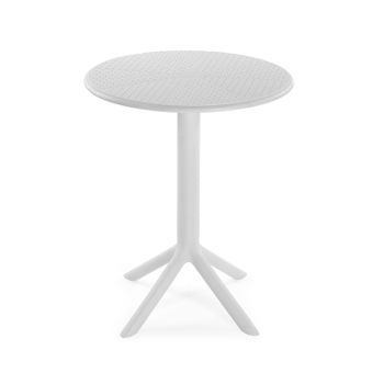 Versa Mesa Auxiliar Cocktail De Estilo Moderno, Medidas 75 Cm, Color Negro